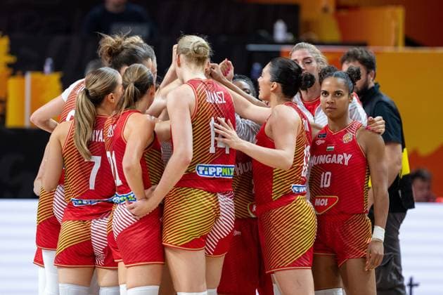 Hungarian team celebrates after victory at the end of the game, GER, Nigeria vs. Hungary, Basketball, FIBA Women s World Cup 2026, Group Stage, Matchday 2, September 5, 2026, GER, Nigeria vs. Hungary, Basketball, FIBA Women’s World Cup 2026, Group Stage, Matchday 2, September 5, 2026, Berlin Copyright: xEibner-Pressefoto MaxxVincenx EP_MVN