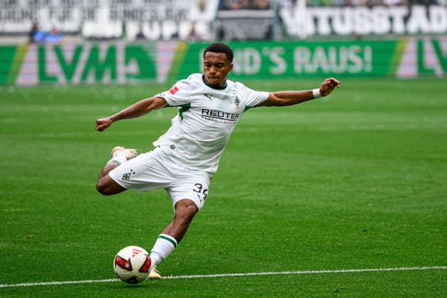 MOENCHENGLADBACH, GERMANY - 5 SEPTEMBER, 2026: Mathieu Nguefack - The 1.Bundesliga match Borussia Moenchengladbach vs. SV Elversberg at Borussia-Park.  Copyright: xVitaliixKliuievx