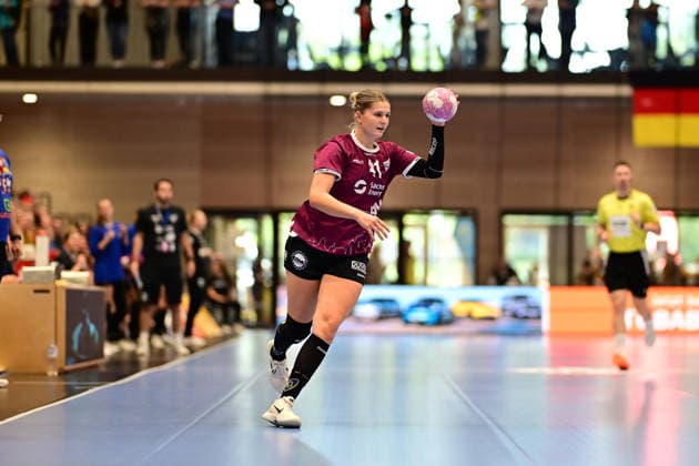 Handball I Women I 2026–2027 Season I Bundesliga I Matchday 2 I Buxtehuder SV vs. HC Leipzig I September 5, 2026 Wiebke Meyer 41, HC Leipzig Buxtehude Halle Nord Neu Lower Saxony Germany Copyright: xLobeca FelixxWeißbergx