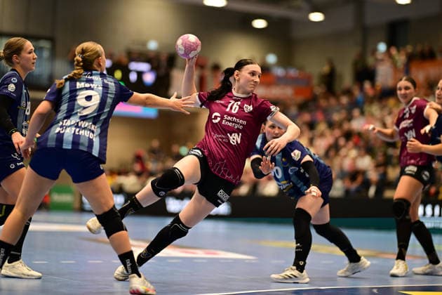 Handball I Women I 2026–2027 Season I Bundesliga I Matchday 2 I Buxtehuder SV vs. HC Leipzig I September 5, 2026 Shot by Lisa Lammich 76, HC Leipzig Buxtehude Halle Nord Neu Lower Saxony Germany Copyright: xLobeca FelixxWeißbergx