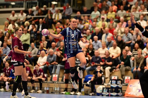 Handball I Women I 2026–2027 Season I Bundesliga I Matchday 2 I Buxtehuder SV vs. HC Leipzig I September 5, 2026 Goals by Paula Mews (9), Buxtehuder Sportverein, Buxtehude, Halle Nord, Lower Saxony, Germany Copyright: xLobeca FelixxWeißbergx
