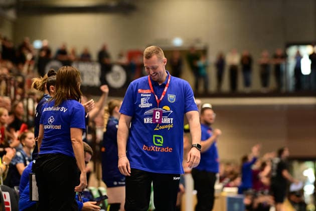 Handball I Women I 2026–2027 Season I Bundesliga I Matchday 2 I Buxtehuder SV vs. HC Leipzig I September 5, 2026 Jonas Schlender Buxtehuder Sportverein Buxtehude Halle Nord Neu Lower Saxony Germany Copyright: xLobeca FelixxWeißbergx