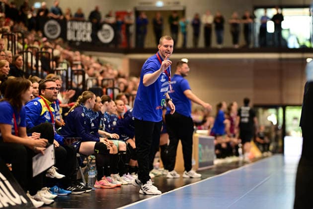 Handball I Women I 2026–2027 Season I Bundesliga I Matchday 2 I Buxtehuder SV vs. HC Leipzig I September 5, 2026 Jonas Schlender Buxtehuder Sportverein Buxtehude Halle Nord Neu Lower Saxony Germany Copyright: xLobeca FelixxWeißbergx