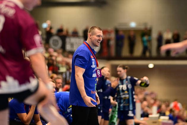 Handball I Women I 2026–2027 Season I Bundesliga I Matchday 2 I Buxtehuder SV vs. HC Leipzig I September 5, 2026 Jonas Schlender Buxtehuder Sportverein Buxtehude Halle Nord Neu Lower Saxony Germany Copyright: xLobeca FelixxWeißbergx