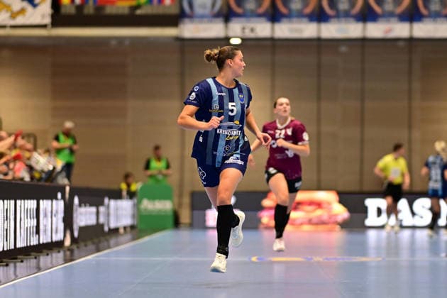 Handball I Women I 2026–2027 Season I Bundesliga I Matchday 2 I Buxtehuder SV vs. HC Leipzig I September 5, 2026 Maj Nielsen 5, Buxtehuder Sportverein, Buxtehude, Halle Nord, Lower Saxony, Germany Copyright: xLobeca FelixxWeißbergx