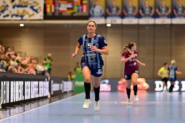 Handball I Women I 2026–2027 Season I Bundesliga I Matchday 2 I Buxtehuder SV vs. HC Leipzig I September 5, 2026 Maj Nielsen 5, Buxtehuder Sportverein, Buxtehude, Halle Nord, Lower Saxony, Germany Copyright: xLobeca FelixxWeißbergx