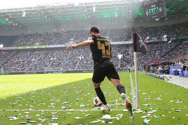 05.09.2026, xrekx, Fussball 1.Bundesliga, Borussia Moenchengladbach - SV Elversberg v.l. Felix Keidel (SV 07 Elversberg) (DFL DFB REGULATIONS PROHIBIT ANY USE OF PHOTOGRAPHS as IMAGE SEQUENCES and or QUASI-VIDEO) Moenchengladbach *** September 5, 2026, xrekx, Soccer 1st Bundesliga, Borussia Mönchengladbach vs. SV Elversberg, Felix Keidel, SV 07 Elversberg. DFL and DFB regulations prohibit any use of photographs as image sequences and or quasi-video. Mönchengladbach