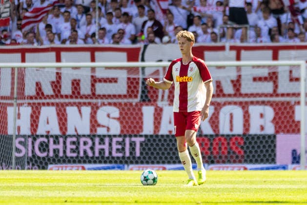 September 5, 2026, Soccer, GER, Season, 3rd Division, 2026–2027 Season, Matchday 4, SSV Jahn Regensburg vs. MSV Duisburg, Leopold Wurm, SSV Jahn. DFL regulations prohibit any use of photographs as image sequences and or quasi-video.