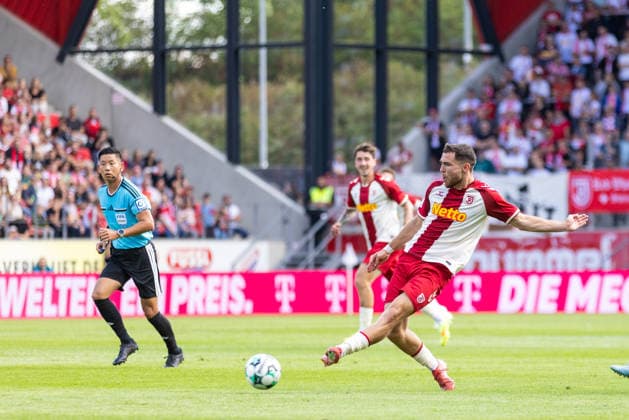 September 5, 2026, Soccer, GER, Season, 3rd Division, 2026–2027 Season, Matchday 4, SSV Jahn Regensburg vs. MSV Duisburg, Oscar Schönfelder, SSV Jahn Regensburg. DFL regulations prohibit any use of photographs as image sequences and or quasi-video.