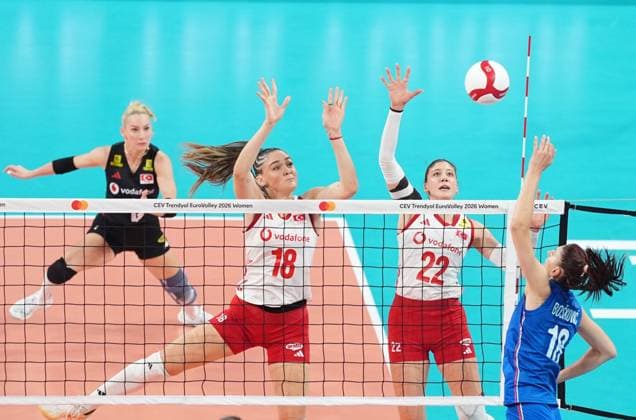 Volleyball, Women’s, European Championships, Turkey v Serbia