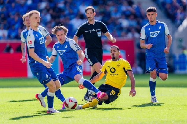 1. Bundesliga, 2. Spieltag, TSG 1899 Hoffenheim vs. Borussia Dortmund am 05.09.2026 Ethan Nwaneri WICHTIGER HINWEIS: Gemäß den Vorgaben der DFL und des DFB ist es untersagt, in dem Stadion und oder vom Spiel angefertigte Fotoaufnahmen in Form von Sequenzbildern und oder videoähnlichen Fotostrecken zu verwerten bzw. verwerten zu lassen. *** Bundesliga 1, Matchday 2, TSG 1899 Hoffenheim vs. Borussia Dortmund on September 5, 2026 Ethan Nwaneri IMPORTANT NOTICE In accordance with DFL and DFB regulations, it is prohibited to use or allow the use of photographs taken in the stadium and or during the game in the form of sequential images and or video-like photo series Copyright: xBahhoxKarax