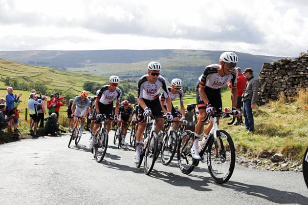 2026 Lloyds Tour of Britain Men Picture by Alex Whitehead SWpix.com - 05 09 2026 - Cycling - UCI ProSeries - 2026 Lloyds Tour of Britain Men - Stage 4: Helmsley to Leyburn (165.8km) - (UAE Team Emirates XRG) Copyright: x xSWpix.comx(t axPhotographyxHubxLtd)xAlexxWhitehead SWpix.comx SWP-3030-22500