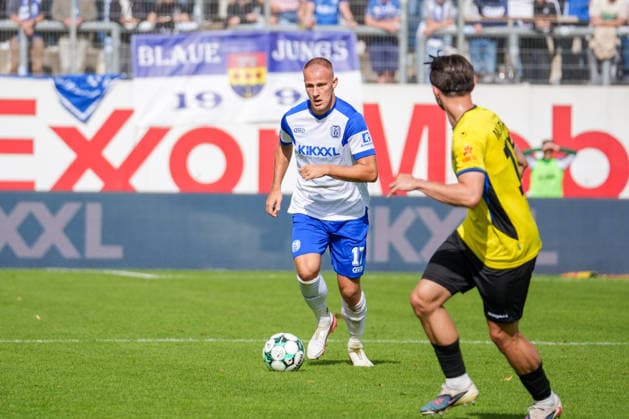 German Soccer, 3rd Division, Matchday 4, Hänsch Arena, SV Meppen vs. 1 FC Saarbrücken, Jannic Ehlers (SV Meppen), 17 Copyright: xMichelxWittex