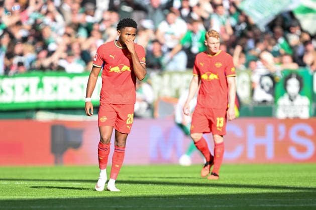 1. Bundesliga: SV Werder Bremen - RB Leipzig am 05.09.2026 im Weserstadion in Bremen Christopher Nkunku (Leipzig) unzufrieden, enttäuscht, enttaeuscht, niedergeschlagen. *** 1 Bundesliga: SV Werder Bremen vs. RB Leipzig on September 5, 2026, at the Weserstadion in Bremen; Christopher Nkunku (Leipzig): dissatisfied, disappointed, disheartened, dejected MT