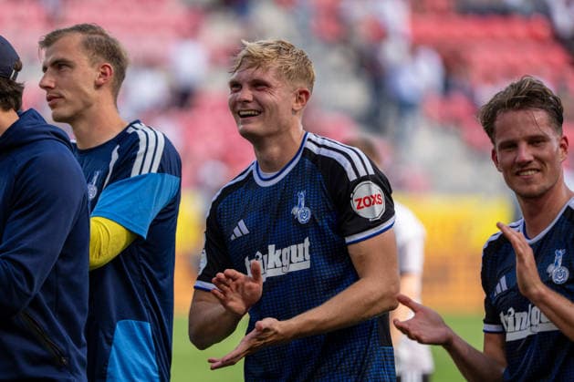 Goal scorer Peter Remmert, MSV Duisburg; Jahn Regensburg vs. MSV Duisburg, Soccer, 3rd Division, Matchday 4, September 5, 2026; Jahn Regensburg vs. MSV Duisburg, Soccer, 3rd Division, September 5, 2026, Regensburg Copyright: xEibner-Pressefotox EP_EER