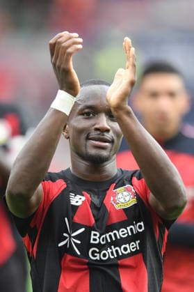Moussa Diaby ( Bayer 04 Leverkusen, 19 ) wird nach Apfiff von den Fans gefeiert. GER, Bayer 04 Leverkusen vs 1 FC Union Berlin, Fussball, Bundesliga, 2. Spieltag, Spielzeit 2026 2027, 05.09.2026 DFL REGULATIONS PROHIBIT ANY USE OF PHOTOGRAPHS AS IMAGE SEQUENCES AND OR QUASI-VIDEO GER, Bayer 04 Leverkusen vs 1 FC Union Berlin, Fussball, Bundesliga, 2. Spieltag, Spielzeit 2026 2027, 05.09.2026 Leverkusen *** Moussa Diaby, Bayer 04 Leverkusen, 19, is celebrated by fans after the final whistle, GER, Bayer 04 Leverkusen vs. 1. FC Union Berlin, Soccer, Bundesliga, Matchday 2, 2026–2027 season, September 5, 2026 DFL regulations prohibit any use of photographs as image sequences and or quasi-video GER, Bayer 04 Leverkusen vs. 1. FC Union Berlin, Soccer, Bundesliga, Matchday 2, 2026–2027 season, September 5, 2026, Leverkusen Copyright: xEibner-Pressefoto ThomasxThienelx EP_TTL