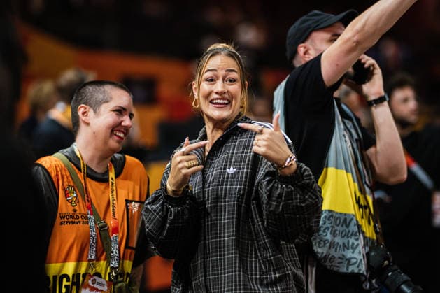 2026 FIBA Women’s Basketball World Cup: Germany vs. Japan, September 5, 2026; Eleni Frommann, Basketball Content Creator, FIBA Women’s Basketball World Cup 2026, Group Stage, Group A, Matchday 2: Germany vs. Japan on September 5, 2026, at the Max Schmeling Halle, Berlin Copyright: xBEAUTIFULxSPORTS Tonhäuserx