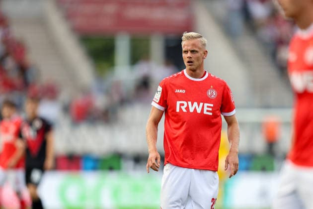 Rot Weiss Essen vs. FC Viktoria Cologne, Soccer, 3rd Division, Matchday 4, 2026–2027 Season, September 5, 2026, Janne Sietan, RW Essen, at the Rot-Weiss Essen vs. FC Viktoria Cologne match, soccer, 3rd Division, Matchday 4, 2026–2027 season, September 5, 2026, Essen Copyright: xEibner-Pressefoto JavadxMohammadx EP_JMR