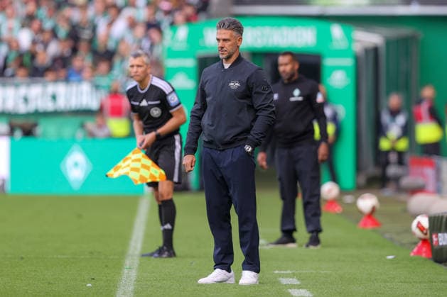 05.09.2026, xtgx, Fussball - 1.Bundesliga SV Werder Bremen - RB Leipzig v.l. Martin Demichelis (Leipzig, Trainer) nachdenklich (DFL DFB REGULATIONS PROHIBIT ANY USE OF PHOTOGRAPHS as IMAGE SEQUENCES and or QUASI-VIDEO) Bremen *** September 5, 2026, xtgx, Soccer, Bundesliga 1, SV Werder Bremen vs. RB Leipzig, Martin Demichelis, Leipzig, Coach, pensive; DFL, DFB REGULATIONS PROHIBIT ANY USE OF PHOTOGRAPHS AS IMAGE SEQUENCES AND OR QUASI-VIDEO, Bremen