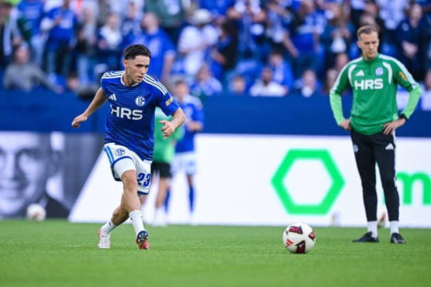 05.09.2026, Fussball, Saison 2026 2027, Bundesliga, FC Schalke 04 - FC Bayern München, Soufiane El-Faouzi (FC Schalke 04) xRHR-FOTO YYx *** September 5, 2026, Soccer, 2026–2027 Season, Bundesliga, FC Schalke 04 vs. FC Bayern Munich, Soufiane El Faouzi, FC Schalke 04 xRHR PHOTO YYx Copyright: KROEGER RHR-FOTOx RHR-FOTO YY
