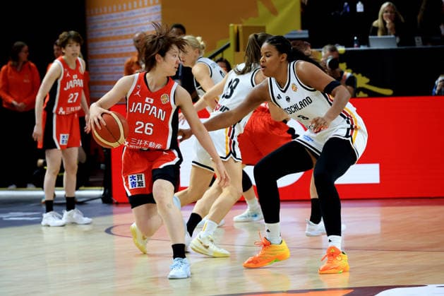 September 5, 2026, GER, Women s Basketball, Women s Basketball World Cup, 2026, Match Day 1, Germany vs. Japan; Nyara Sabally (Germany) 8, Kokoro Tanaka (Japan) 26; Max Schmeling Halle, Berlin, Germany Copyright: xNordphotox xEnglerx