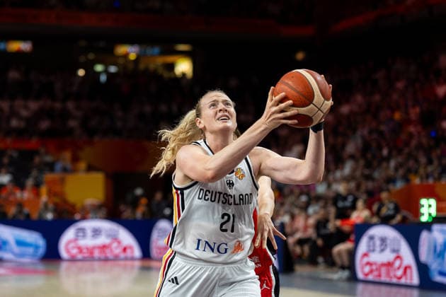 Marie Guelich of Germany, 21, making a layup, GER, Germany vs. Japan, basketball, 2026 FIBA Women’s World Cup, group stage, Matchday 2, September 5, 2026 GER, Germany vs. Japan, Basketball, 2026 FIBA Women’s World Cup, Group Stage, Matchday 2, September 5, 2026 Berlin Copyright: xEibner-Pressefoto MaxxVincenx EP_MVN