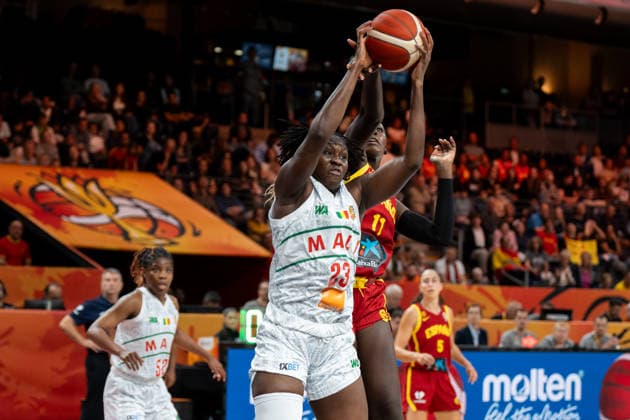 Mali v Spain: Group A - FIBA Women s Basketball World Cup Germany 2026 Sika Kone plays during the FIBA Women s Basketball World Cup 2026 match between Mali and Spain in Berlin, Germany, on September 5, 2026. Berlin Germany  Copyright: xMarcinxGolbax originalFilename:golba-malivspa260905_npOvV.jpg