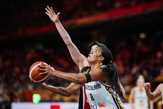 2026 FIBA Women s Basketball World Cup: Germany vs. Japan, September 5, 2026—Nyara Sabally (Germany), 8 on the ball—basketball, FIBA Women’s Basketball World Cup 2026, Group Stage, Group A, Matchday 2: Germany vs. Japan on September 5, 2026, at the Max Schmeling Halle, Berlin Copyright: xBEAUTIFULxSPORTS Tonhäuserx