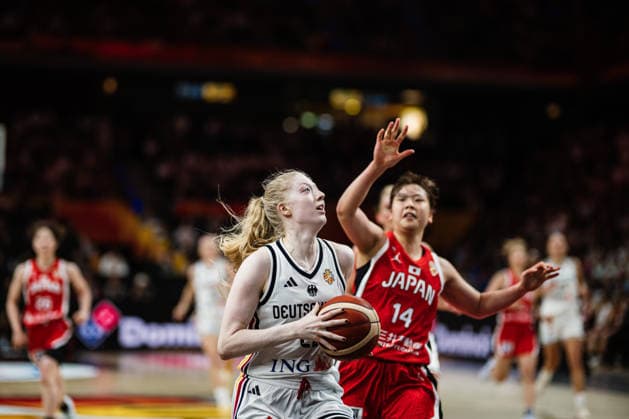 2026 FIBA Women’s Basketball World Cup: Germany vs. Japan, September 5, 2026, Frieda Buhner, Germany, 20 on the ball, basketball, FIBA Women’s Basketball World Cup 2026, Group Stage, Group A, Matchday 2: Germany vs. Japan on September 5, 2026, at the Max Schmeling Halle, Berlin Copyright: xBEAUTIFULxSPORTS Tonhäuserx
