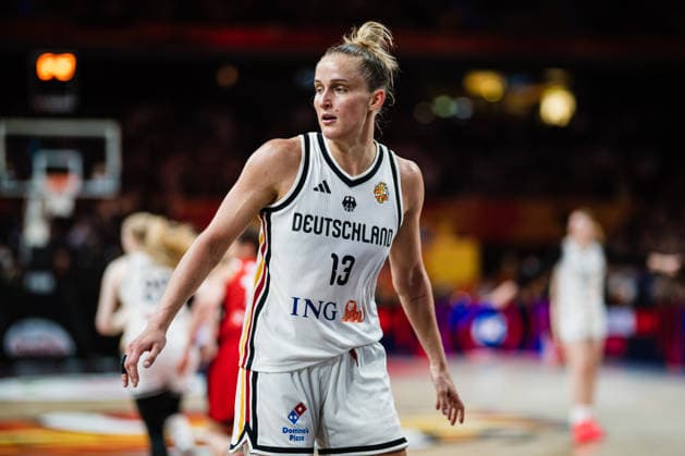 2026 FIBA Women’s Basketball World Cup: Germany vs. Japan, September 5, 2026, Leonie Fiebich (Germany), 13 Basketball, FIBA Women’s Basketball World Cup 2026, Group Stage, Group A, Matchday 2: Germany vs. Japan on September 5, 2026, at the Max Schmeling Halle, Berlin Copyright: xBEAUTIFULxSPORTS Tonhäuserx