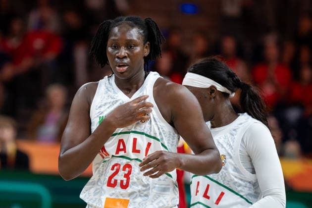 Mali v Spain: Group A - FIBA Women s Basketball World Cup Germany 2026 Sika Kone plays during the FIBA Women s Basketball World Cup 2026 match between Mali and Spain in Berlin, Germany, on September 5, 2026. Berlin Germany  Copyright: xMarcinxGolbax originalFilename:golba-malivspa260905_npX2l.jpg