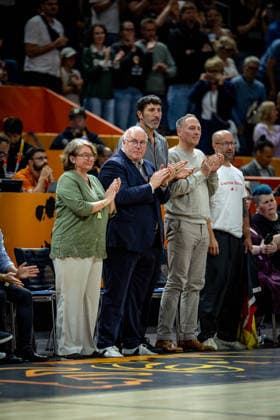 Basketball Berlin, September 5, 2026 FIBA Women’s Basketball World Cup Germany 2026 Preliminary Round Group Germany (GER) vs. Japan (JPN) Ingo Weiss, Alex Mumbru, Germany, National Team Coach