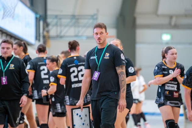 Handball I Women I 2026–2027 Season I 2nd Bundesliga I Matchday 2 I VfL Waiblingen vs. HSG Freiburg I September 5, 2026 Michael Stettner, Coach, VfL Waiblingen Tigers Waiblingen Rundsporthalle Baden-Württemberg, Germany Copyright: xLobeca MaxxPetershansx