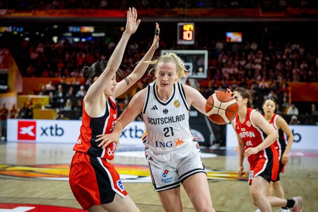 Basketball Berlin, September 5, 2026 FIBA Women s Basketball World Cup Germany 2026 Preliminary Round, Group Germany (GER) vs. Japan (JPN) Marie Gülich, Germany, No. 21 Gulich
