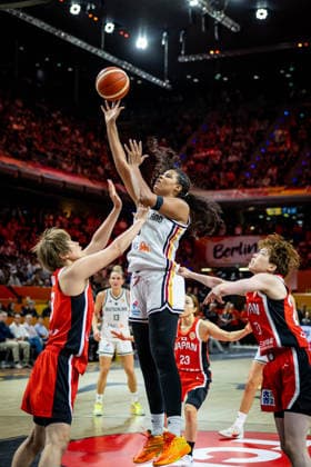 Basketball Berlin, September 5, 2026, FIBA Women’s Basketball World Cup Germany 2026, Preliminary Round, Group Germany (GER) vs. Japan (JPN), Nyara Sabally, Germany, No. 08