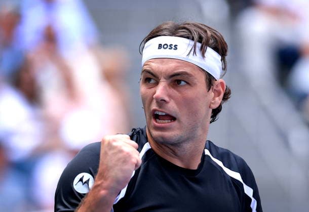 US Open tennis tournament - Day 7 Taylor Fritz of USA reacts during his match against Francisco Cerundolo of Argentina during the Men‚Äôs Singles round 3 of the US Open Tennis Championships at the USTA Billie Jean King National Tennis Center in Flushing Meadows, New York, USA, 05 September 2026. The 2026 US Open tournament runs from 23 August through 13 September. FLUSHING MEADOWS NEW YORK United States  Copyright: xCRISTOBALxHERRERA-ULASHKEVICHx