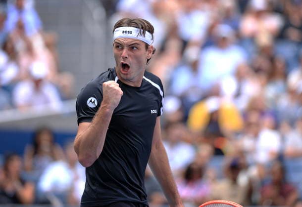 US Open tennis tournament - Day 7 Taylor Fritz of USA reacts during his match against Francisco Cerundolo of Argentina during the Men‚Äôs Singles round 3 of the US Open Tennis Championships at the USTA Billie Jean King National Tennis Center in Flushing Meadows, New York, USA, 05 September 2026. The 2026 US Open tournament runs from 23 August through 13 September. FLUSHING MEADOWS NEW YORK United States  Copyright: xCRISTOBALxHERRERA-ULASHKEVICHx
