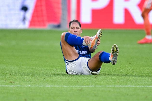 05.09.2026, Fussball, Saison 2026 2027, Bundesliga, FC Schalke 04 - FC Bayern München, Nikola Katic (FC Schalke 04) xRHR-FOTO YYx *** September 5, 2026, Soccer, 2026–2027 Season, Bundesliga, FC Schalke 04 vs. FC Bayern Munich, Nikola Katic, FC Schalke 04, xRHR FOTO YYx Copyright: KROEGER RHR-FOTOx RHR-FOTO YY