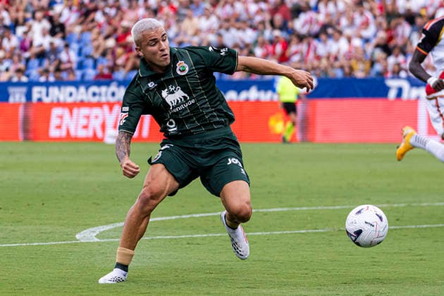 Rayo Vallecano vs. Racing de Santander, La Liga EA Sports: Pablo Garcia of Racing de Santander during the La Liga EA Sports match between Rayo Vallecano and Racing de Santander at Estadio Butarque on September 5, 2026, in Madrid, Spain; Leganés; Estadio Butarque; Madrid; Spain Copyright: xAlejandroxMatiasxAcostax