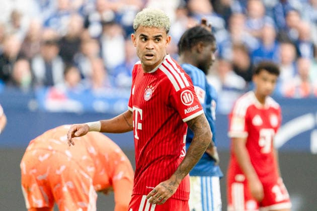 Deutschland: 1. Bundesliga 2026 2027, 2. Spieltag - FC Schalke 04 vs. FC Bayern München - 05.09.2026 - Veltins-Arena (Gelsenkirchen, Nordrhein-Westfalen) Luis Diaz (FC Bayern München, 14) *** Germany, Bundesliga 1, 2026–2027, Matchday 2: FC Schalke 04 vs. FC Bayern Munich, September 5, 2026, Veltins Arena, Gelsenkirchen, North Rhine-Westphalia; Luis Díaz, FC Bayern Munich, 14 Copyright: xCelinaxLeiersx