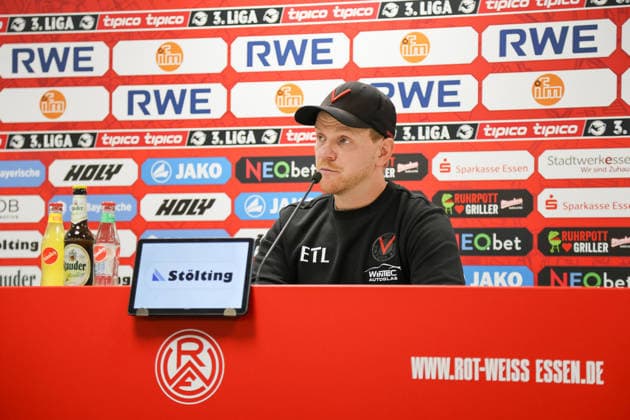Rot Weiss Essen vs. FC Viktoria Cologne, Soccer, 3rd Division, Matchday 4, 2026–2027 Season, September 5, 2026, Marian Wilhelm speaks about Viktoria Köln’s away win against Rot-Weiss Essen vs. FC Viktoria Köln, Soccer, 3rd Division, Matchday 4, 2026–2027 Season, September 5, 2026, Essen Copyright: xEibner-Pressefoto JavadxMohammadx EP_JMR