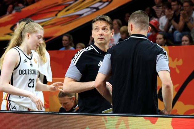 September 5, 2026, GER, Women s Basketball, Women s Basketball World Cup, 2026, Matchday 1, Germany vs. Japan; Head Coach: Olaf Lange (Germany); Frieda Buehner (Germany 20); Max Schmeling Halle, Berlin, Germany Copyright: xNordphotox xEnglerx