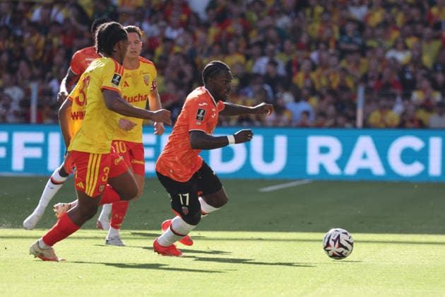 FOOTBALL : RC Lens vs Lorient - Ligue 1 - 05 09 2026 Jean-Victor MAKENGO (FC Lorient) lors du match RC Lens vs Lorient, Ligue 1, stade Bollaert-Delelis, le 5 septembre 2026 - photo Laurent Sanson PsnewZ  Copyright: xLaurentxSANSONx xPsnewZx