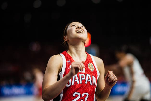 2026 FIBA Women s Basketball World Cup: Germany vs. Japan, May 5, 2026; May Yamamoto (Japan), 23, laughs while playing basketball, FIBA Women’s Basketball World Cup 2026, group stage, Group A, Matchday 2: Germany vs. Japan on May 9, 2026, at the Max Schmeling Halle, Berlin Copyright: xBEAUTIFULxSPORTS Tonhäuserx