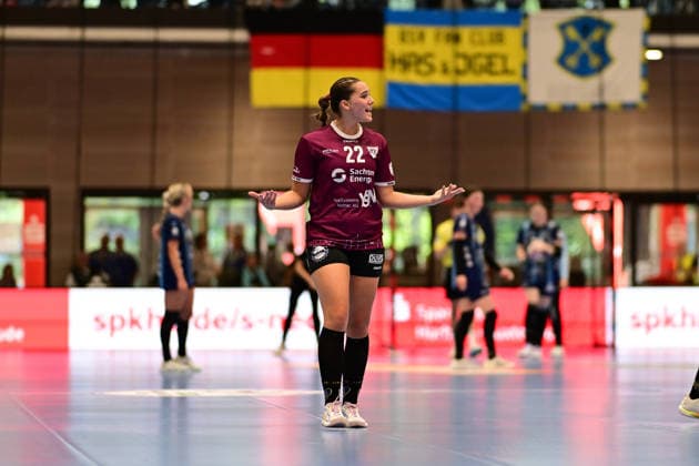 Handball I Women I 2026–2027 Season I Bundesliga I Matchday 2 I Buxtehuder SV vs. HC Leipzig I September 5, 2026 Single photo, cutout, single image, cutout, isolated subject, sports photo, close-up, cropped, cropped photo, photo, single photo: Lilly Glimm, 22, HC Leipzig, Buxtehude, Halle Nord, Neu, Lower Saxony, Germany Copyright: xLobeca FelixxWeißbergx