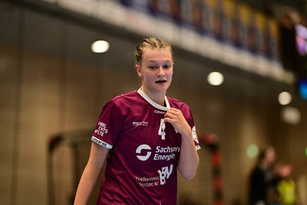 Handball I Women I 2026–2027 Season I Bundesliga I Matchday 2 I Buxtehuder SV vs. HC Leipzig I September 5, 2026 Single photo, cutout, single image, cutout, isolated subject, sports photo, close-up, cropped, cropped photo, photo, single photo of Jana Walther 4, HC Leipzig, Buxtehude, Halle Nord, New Lower Saxony, Germany Copyright: xLobeca FelixxWeißbergx
