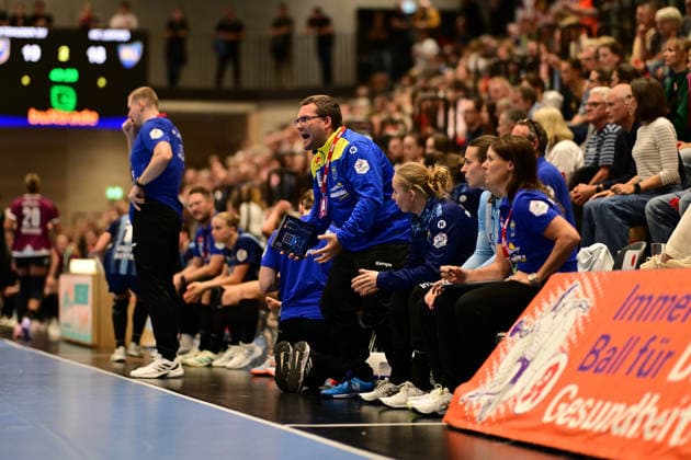 Handball I Women I 2026–2027 Season I Bundesliga I Matchday 2 I Buxtehuder SV vs. HC Leipzig I September 5, 2026 Andreas Gubernatis Buxtehuder Sportverein Buxtehude Halle Nord New Lower Saxony Germany Copyright: xLobeca FelixxWeißbergx