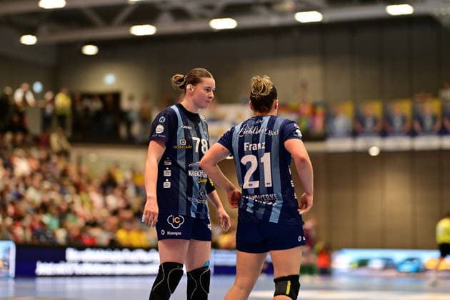 Handball Women 2026–2027 Season Bundesliga Matchday 2 Buxtehuder SV vs. HC Leipzig September 5, 2026 Lucy Strauchmann 78, Buxtehuder Sportverein Nele Franz 21, Buxtehuder Sportverein, Buxtehude Halle Nord, New Lower Saxony, Germany Copyright: xLobeca FelixxWeißbergx