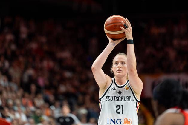 Marie Guelich of Germany, age 21, taking a free throw, GER, Germany vs. Japan, basketball, 2026 FIBA Women’s World Cup, group stage, Matchday 2, September 5, 2026, GER, Germany vs. Japan, Basketball, 2026 FIBA Women’s World Cup, Group Stage, Matchday 2, September 5, 2026, Berlin Copyright: xEibner-Pressefoto MaxxVincenx EP_MVN