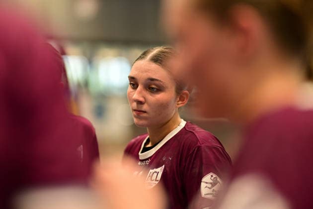 Handball I Women I 2026–2027 Season I Bundesliga I Matchday 2 I Buxtehuder SV vs. HC Leipzig I September 5, 2026 Portrait, Portrait, Portrait Photo, Portrait Shot, Portrait Photo, Individual Image, Individual Photo, Half-Portrait Laura Sophie Klocke, 13, HC Leipzig, Buxtehude, Halle Nord, New Lower Saxony, Germany Copyright: xLobeca FelixxWeißbergx